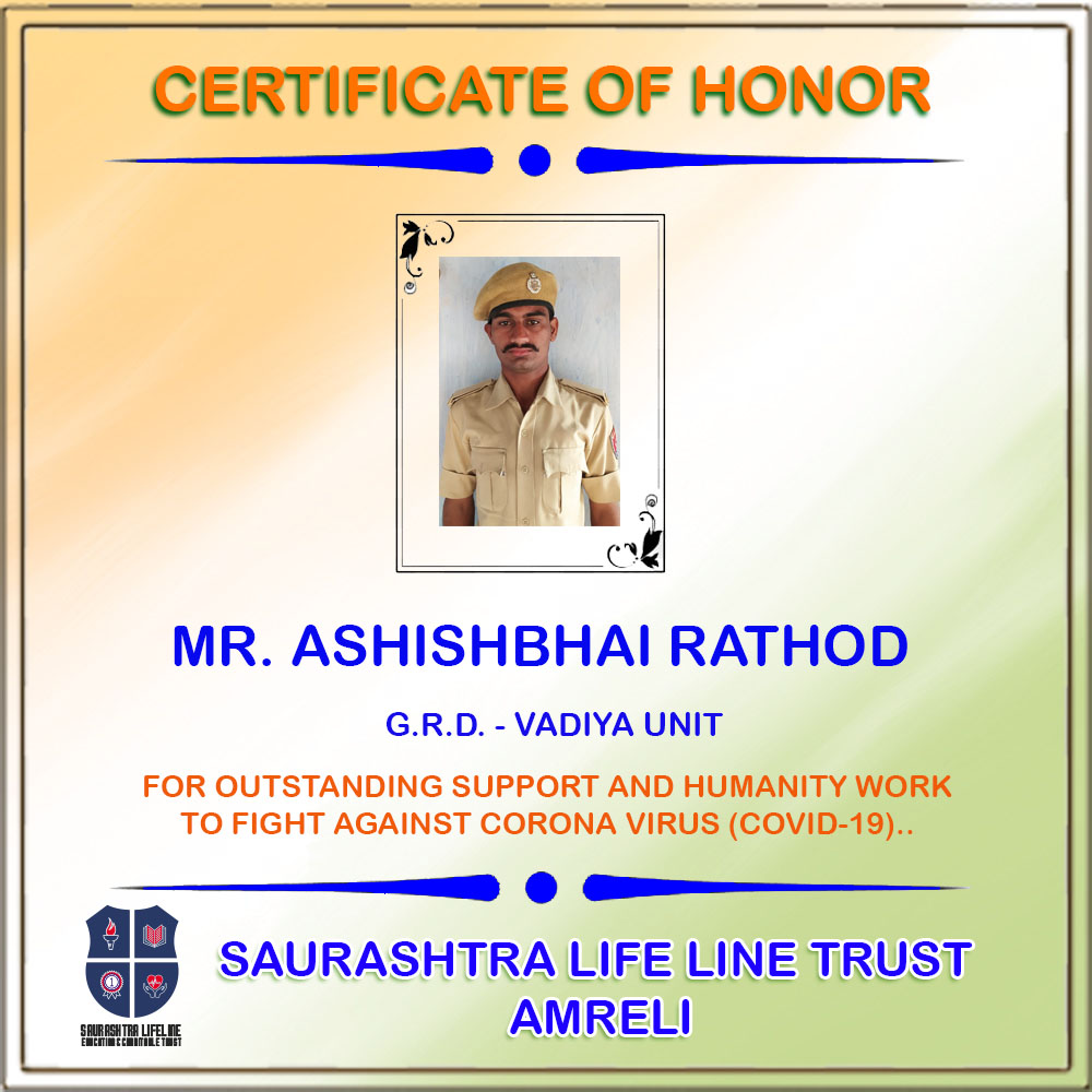 Certificate of Honor